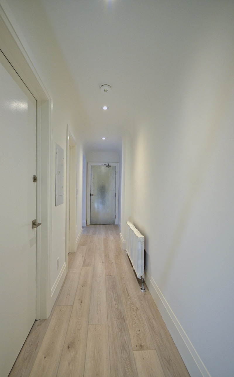 Hallway rental apartment Toronto